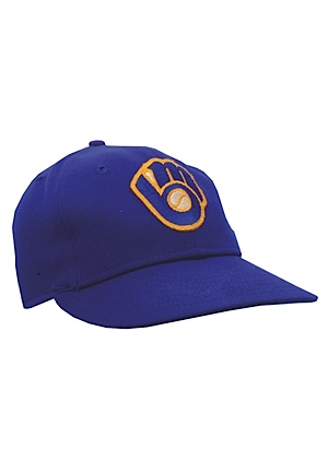 1982-84 Robin Yount Milwaukee Brewers Game-Used Home Cap