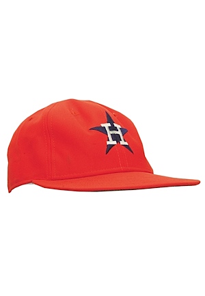 1980-82 Nolan Ryan Houston Astros Game-Used Home Cap