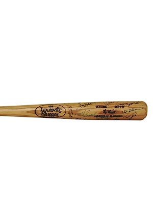 1986-89 Ray Knight NY Mets Game-Issued Bat Autographed by the 1986 NY Mets Team (JSA) (PSA/DNA)