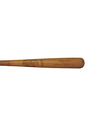 1956 Sal Maglie Brooklyn Dodgers World Series Game-Used Bat (Don Larsen World Series Perfect Game Year) (PSA/DNA)