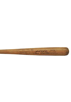 Circa 1953 Frank Malzone Boston Red Sox Autographed Game Bat (PSA/DNA) (JSA)