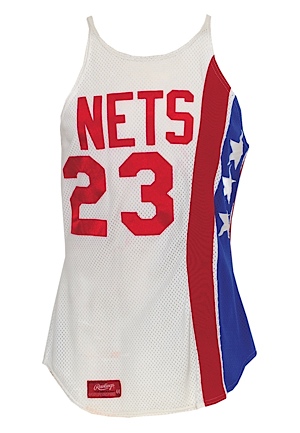 Late 1970’s Super John Williamson NJ Nets Game-Used Home Uniform (2)
