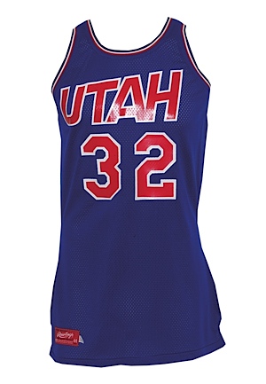1975-76 Randy Denton Utah Stars ABA Team-Issued Road Uniform (2)