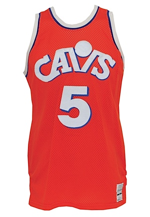 Circa 1983 John Bagley Rookie Era Cleveland Cavaliers Game-Used Road Jersey  