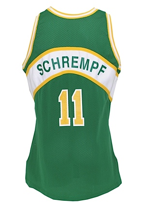 1994-95 Detlef Schrempf Seattle SuperSonics Game-Used Road Jersey