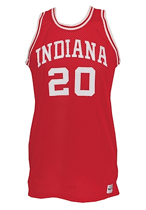 Early 1980s Jim Thomas Indiana University Game-Used Road Jersey with Shorts (2) 