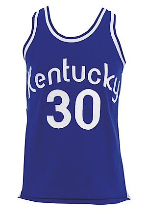 1972-73 Rick Mount ABA Kentucky Colonels Game-Used Road Uniform (2)  