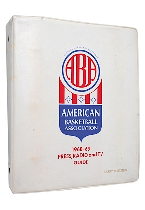 Set of 1968-69 ABA Press Guides (12)