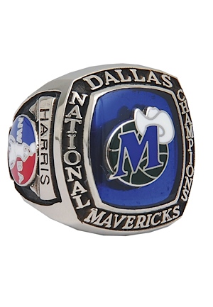 1999 Harris Dallas Mavericks NWBA National Championship Players Ring