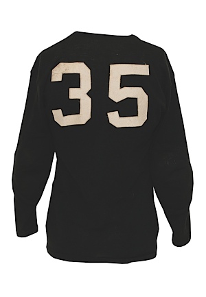 Circa 1930 Dartmouth College Game-Used Home Jersey (Team Repairs)