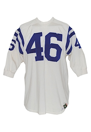 Circa 1963 Jim Welch Baltimore Colts Game-Used Road Jersey (Team Repair)