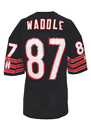 Circa 1992 Tom Waddle Chicago Bears Game-Used Home Jersey
