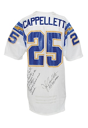 Early 1980’s John Cappelletti San Diego Chargers Game-Used & Autographed Road Jersey (JSA)