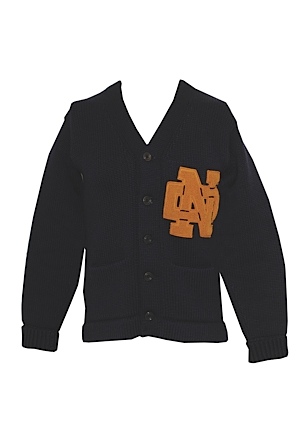 Early 1930s Notre Dame Worn Letterman’s Sweater