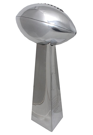 Super Bowl XLII NY Giants vs. New England Patriots Vince Lombardi Trophy