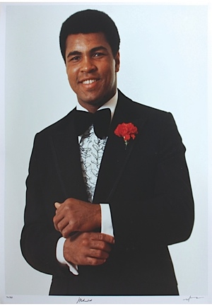 Muhammad Ali Autographed Limited Edition Neil Leifer Photo (JSA)
