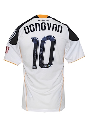 5/21/2011 Landon Donovan LA Galaxy Match Worn & Autographed Uniform (2) (UDA) (JSA)