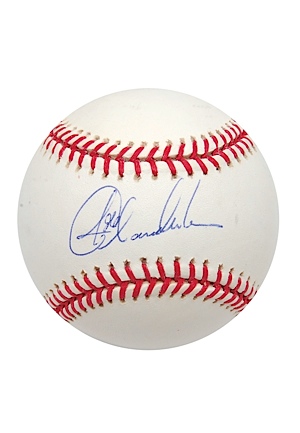 Lot of NY Yankees All-Time Greats Single-Signed & Autographed Baseballs (5) (JSA)