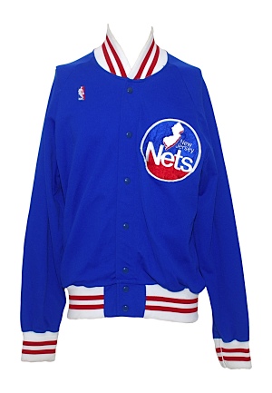 Lot of NJ Nets Worn Warm-Ups - 1989 Attributed to Joe Barry Carroll & 1991 Attributed to Derrick Coleman (3)