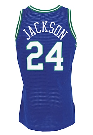 1994-95 Jim Jackson Dallas Mavericks Game-Used Road Jersey