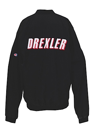 1993-94 Clyde Drexler Portland Trailblazers Worn Warm-Up Uniform (2)