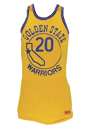 1974-75 Phil Smith Rookie Golden State Warriors Game-Used Home Uniform (2)