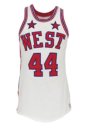 1973 Jerry West NBA All-Star Western Conference Game-Used Jersey (Only Publicly Known West All-Star) (Photomatch)