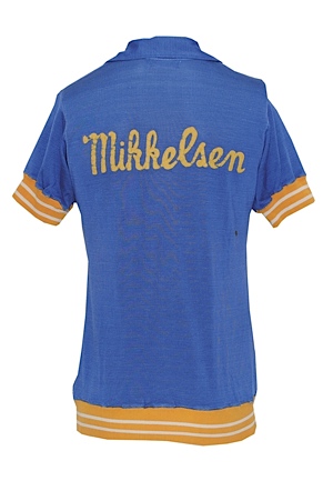 Early 1950s Vern Mikkelsen Minneapolis Lakers Worn Road Shooting Shirt (Mikkelsen LOA)