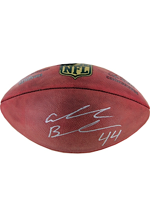 Ahmad Bradshaw Autographed NFL Duke Football (Steiner COA)
