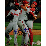 Roy Halladay Autographed "PG 5-29-10" Perfect Game Vertical 8x10 Photo (MLB Auth)