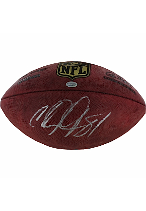 Calvin Johnson Autographed NFL Football (DC Sports Auth)