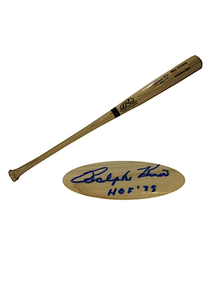 Ralph Kiner Autographed Big Stick Ash Bat w/ "HOF" Insc. (MLB Auth)