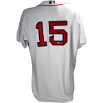 Dustin Pedroia Autographed Red Sox Authentic Home Jersey (Steiner COA)