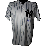 Jorge Posada Autographed Yankees Replica Home Jersey (Signed on Front) (MLB Auth)