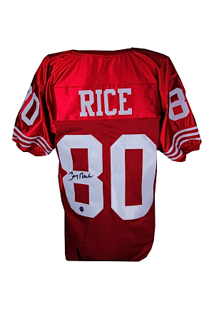 Jerry Rice Autographed San Francisco 49ers Jersey (Rice Holo Only)