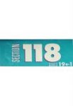 Section 118 Teal Sign (MSG) (Steiner COA)