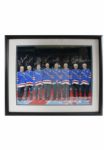 New York Rangers Legends Multi Signed Horizontal 16x20 Framed Photo (LE/ 500) (Steiner COA)