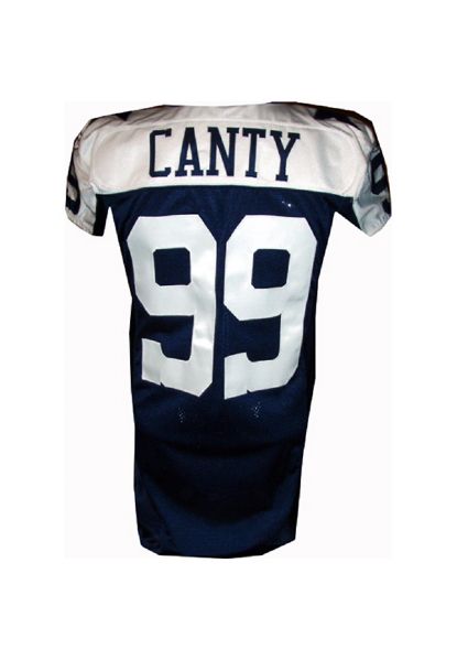 Chris Canty #99 Cowboys Game Issued Navy Throwback Jersey (Size 46) (Tagged 2006) (Steiner Sports COA)