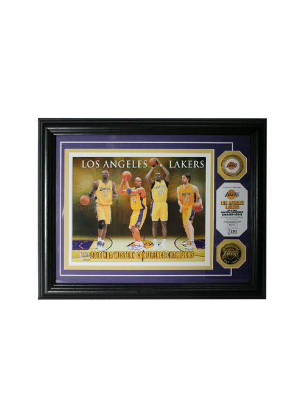 L.A. Lakers 2010 NBA Western Conference Champions 24KT Gold Coin Photo Mint (Steiner Sports COA)