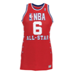 1987 Julius "Dr. J" Erving NBA Eastern Conference All-Star Game-Used Jersey (Final All-Star Appearance)(Photomatch)(Pristine Provenance)