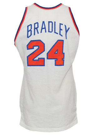 1976-77 Bill Bradley NY Knicks Game-Used Home Jersey (Final Season)