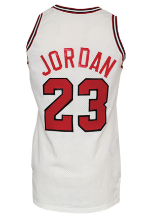 1989-90 Michael Jordan Chicago Bulls Game-Used Home Jersey