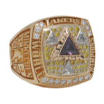 2002 Vern Mikkelsen Los Angeles Lakers Championship Ring with Presentation Box (Mikkelsen LOA)