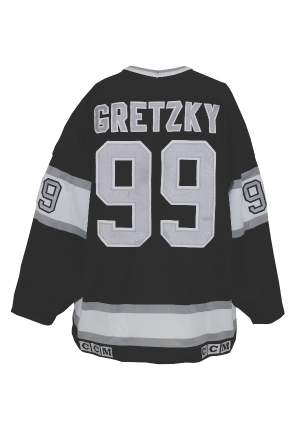 1990-91 Wayne Gretzky Los Angeles Kings Game-Used Road Jersey (Hockey Hall of Fame LOA)(Casey Samuelson LOA)