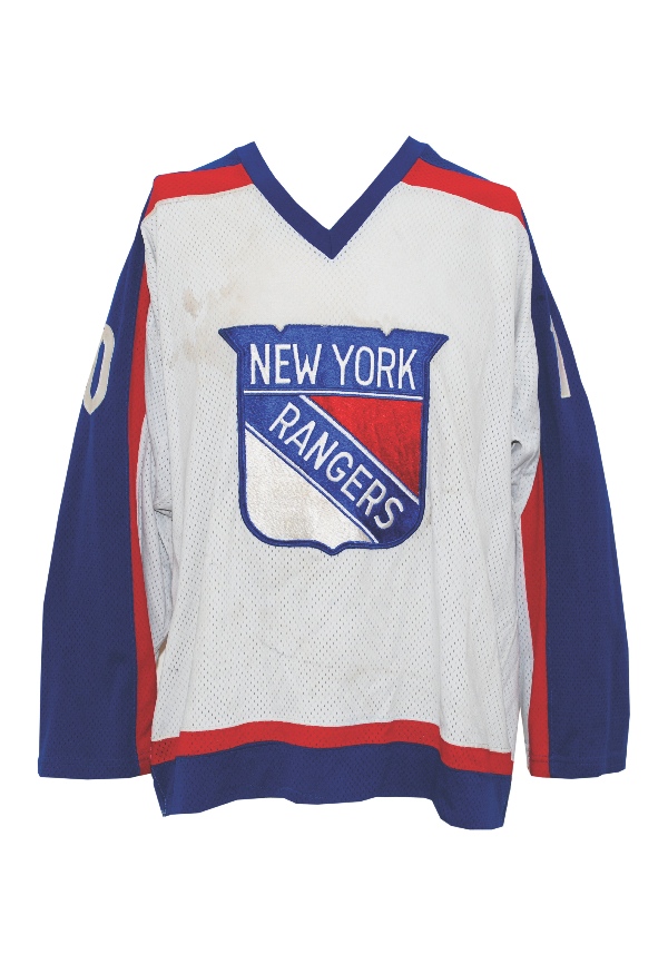 Alumni Classic game worn Rangers jersey signed by #10 Ron Duguay - NHL  Auctions