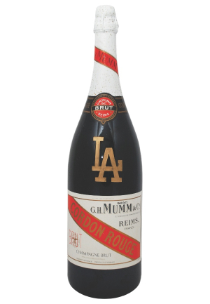 1988 Orel Hershiser Los Angeles Dodgers World Championship Champagne Magnum (Hershiser LOA)(Rare)