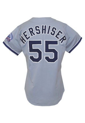 1987 Orel Hershiser LA Dodgers Game-Used Road Jersey (Hershiser LOA)