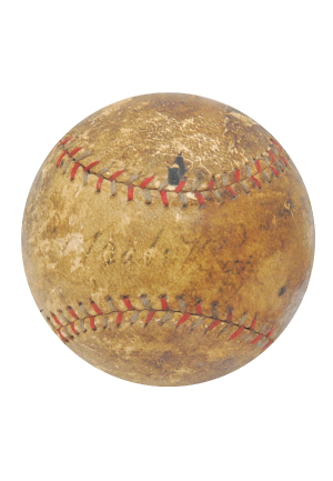 Babe Ruth Single Signed Baseball (Full JSA LOA)