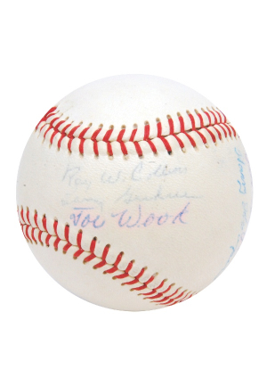 1912 Boston Red Sox Reunion Autographed Baseball (JSA)