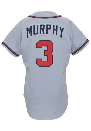 1987 Dale Murphy Atlanta Braves Game-Used Road Uniform (2)